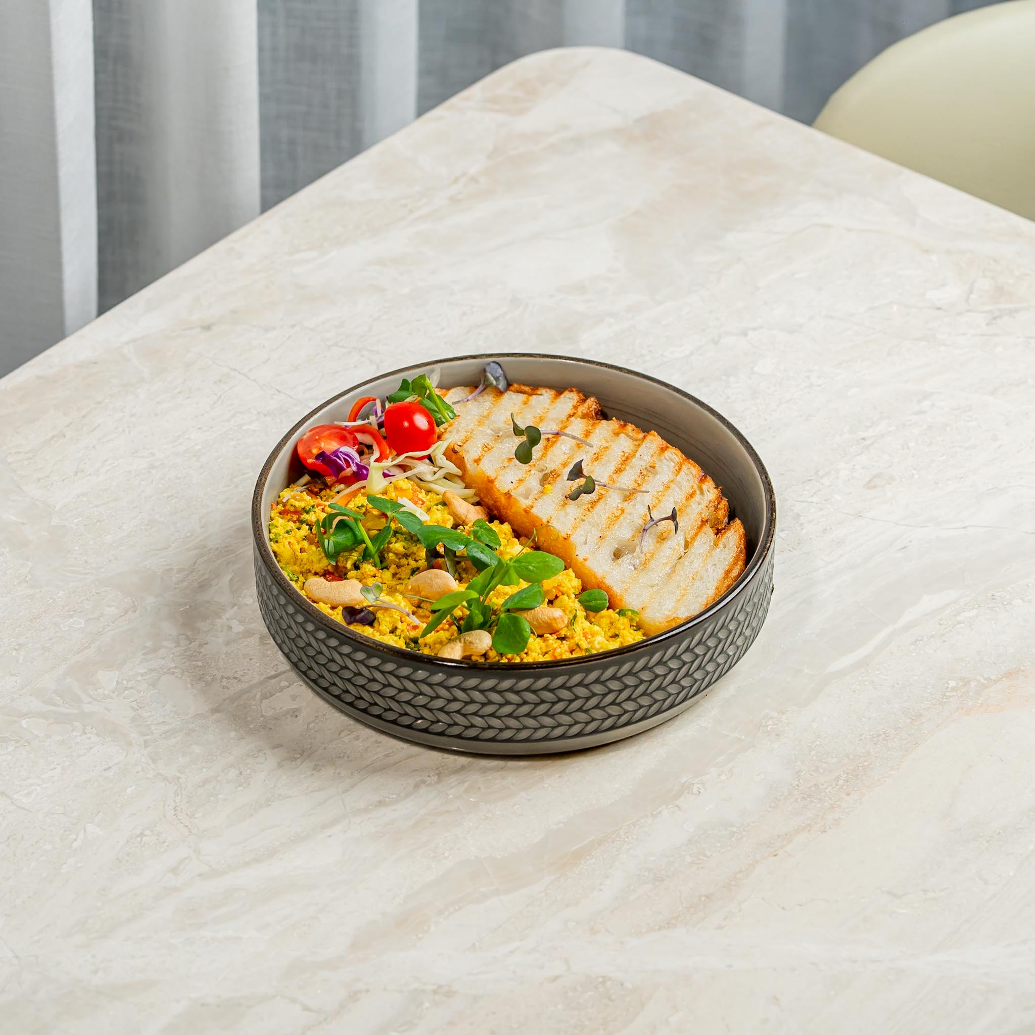 Panner Akuri With Sourdough