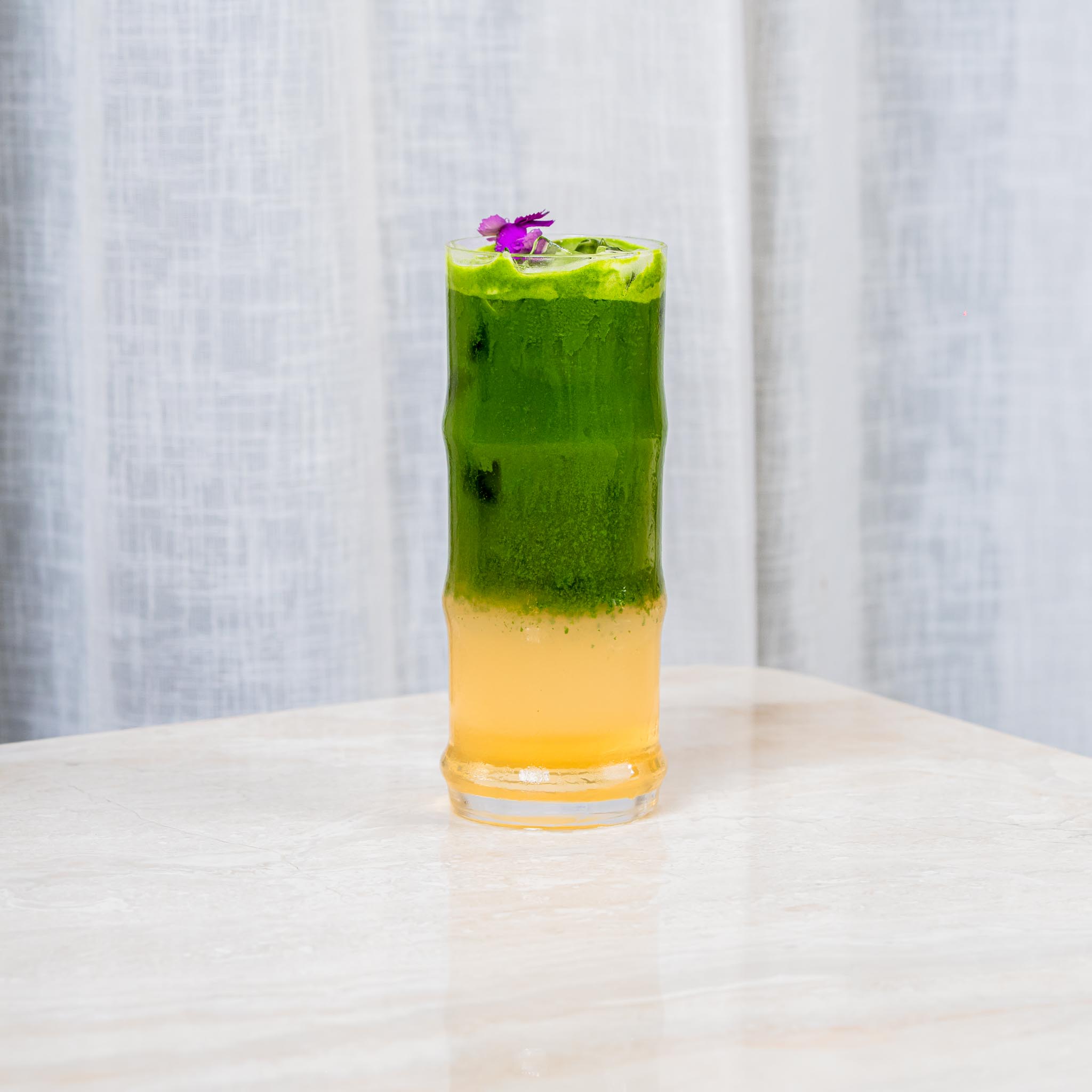 Peach Lychee Matcha Tonic