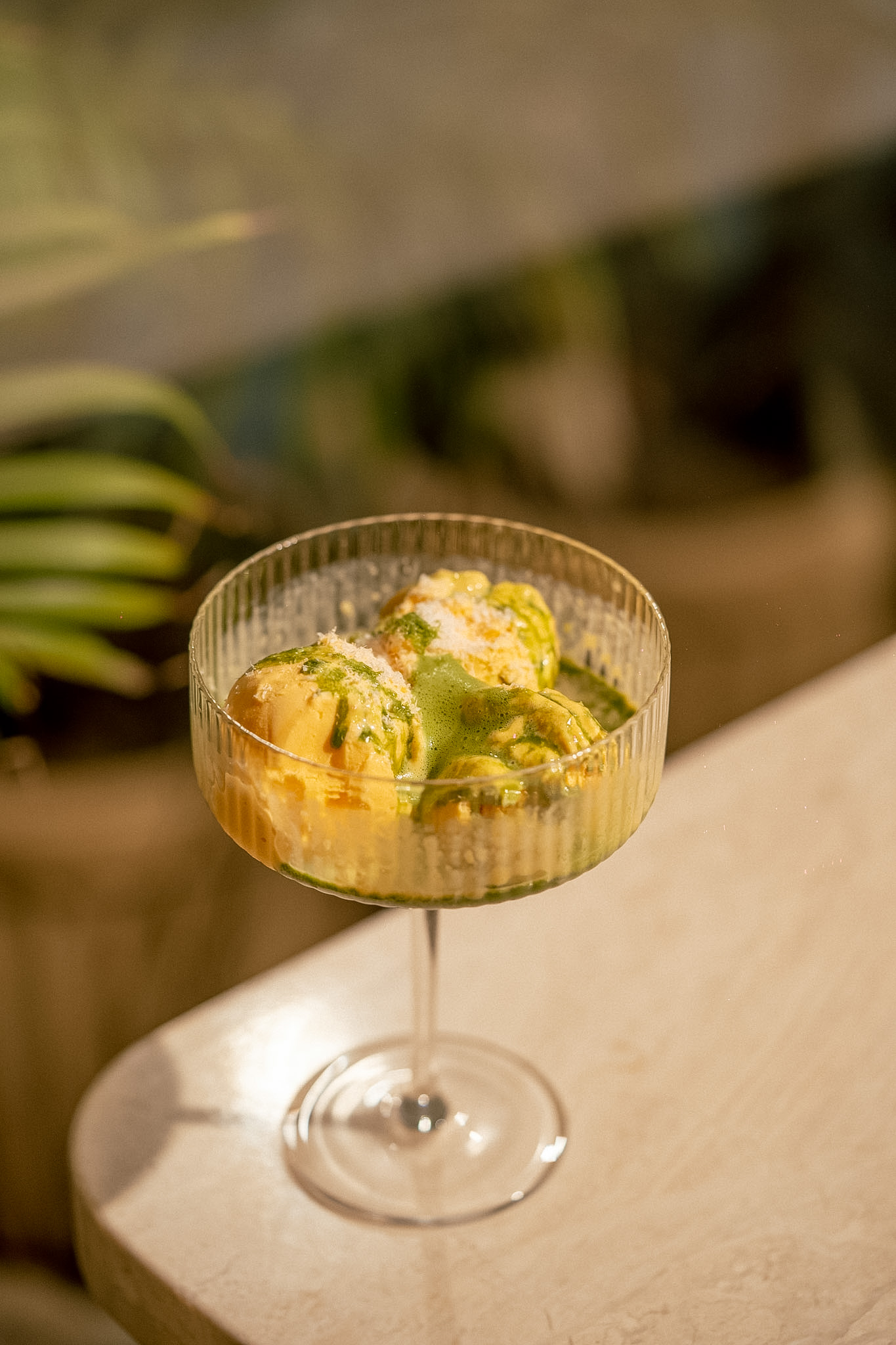 Mango Matcha Affogato
